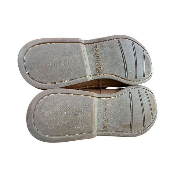 Sperry Men's Brown Leather Boat Shoes Size 12M Casual Moc Toe - Picture 6 of 11